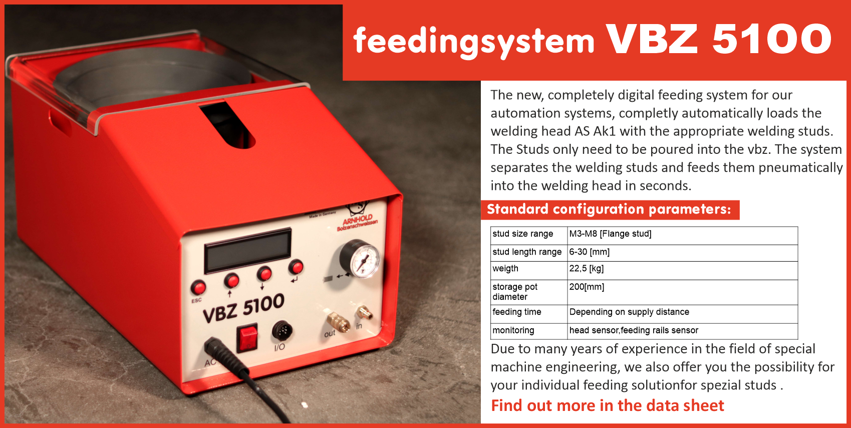 VBZ Bolzenzuführsystem 5001