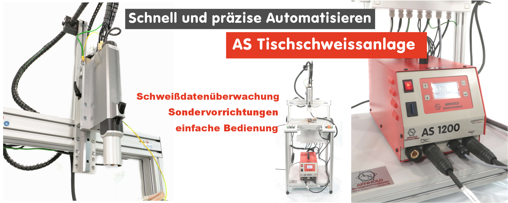 Tischschweissanlage , Bolzenschweißen