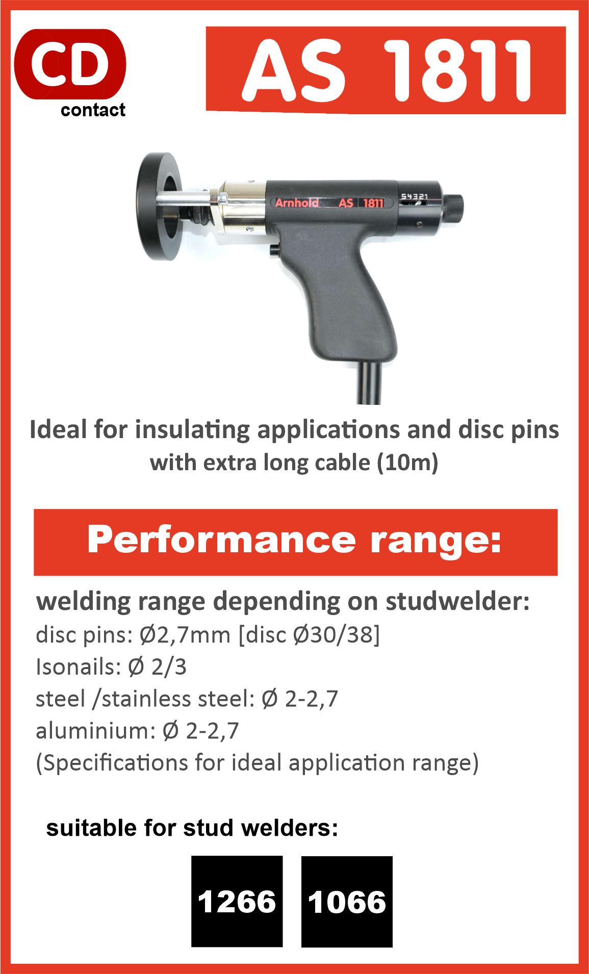 AS 1811 Tellerstiftpistole