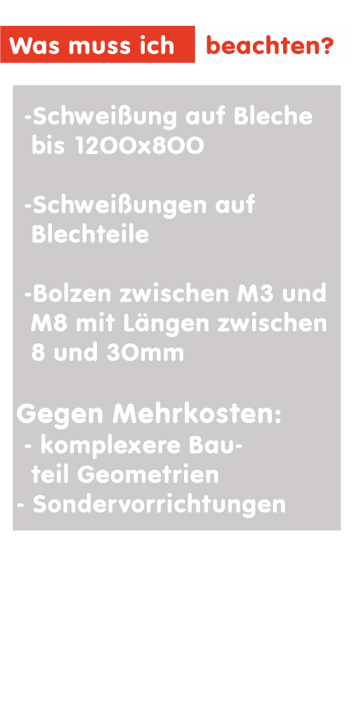 Auftragschweißung was ist möglich